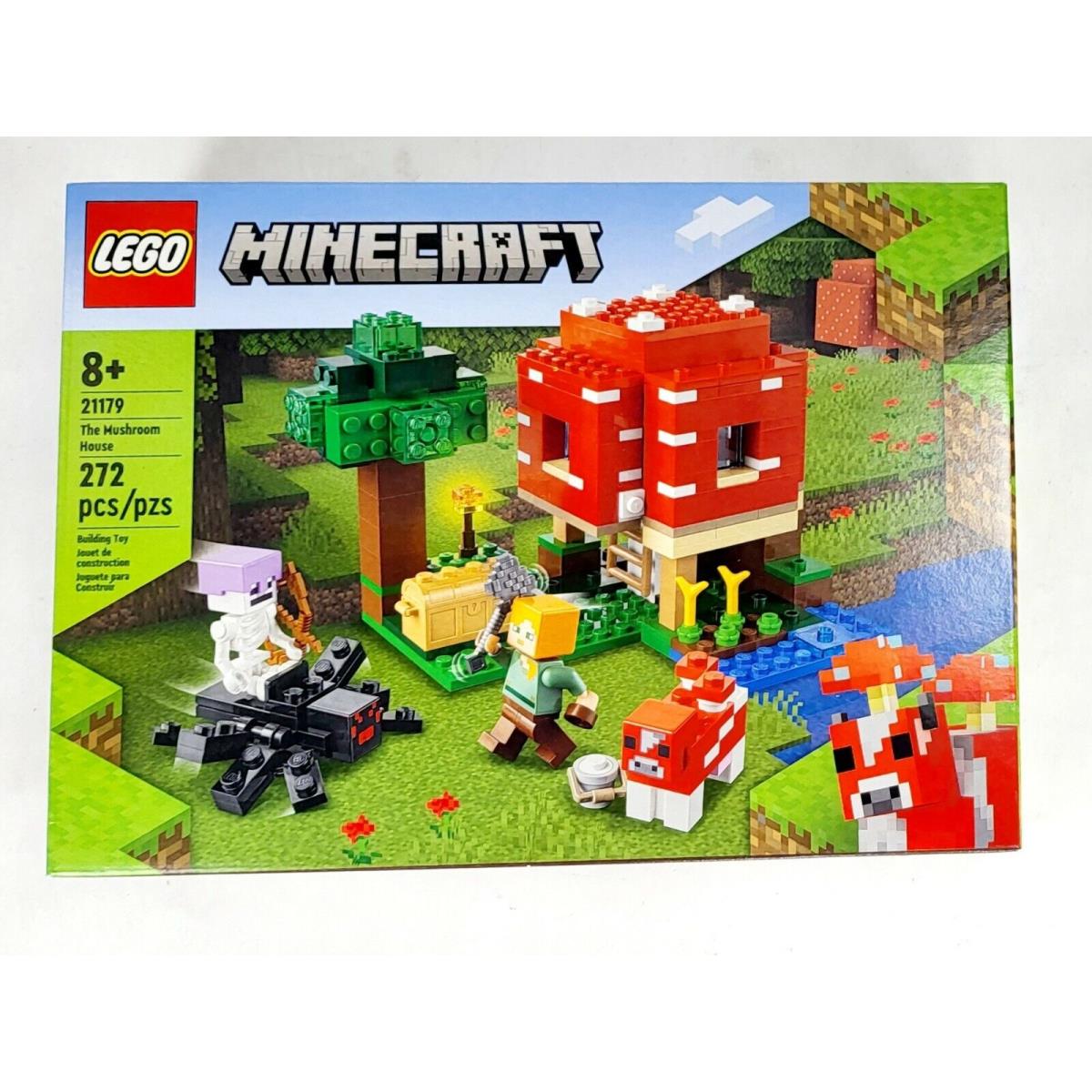 Lego Minecraft 21179 The Mushroom House Building Kit