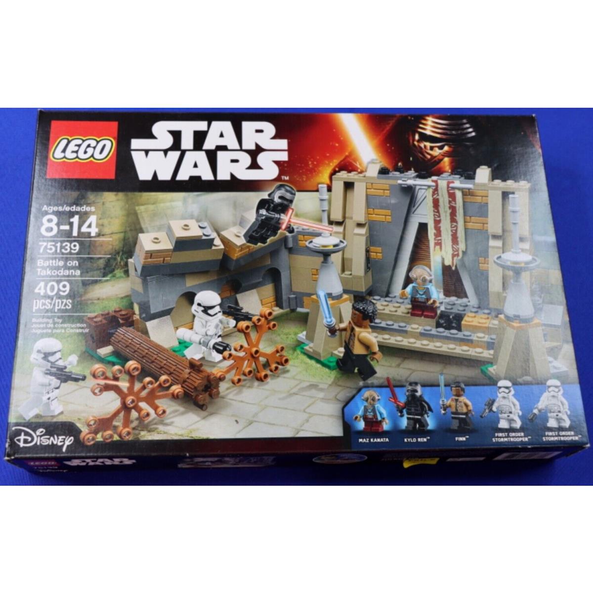 Lego Disney Star Wars 75139 Battle On Takodana 409 pc Building Toy Set