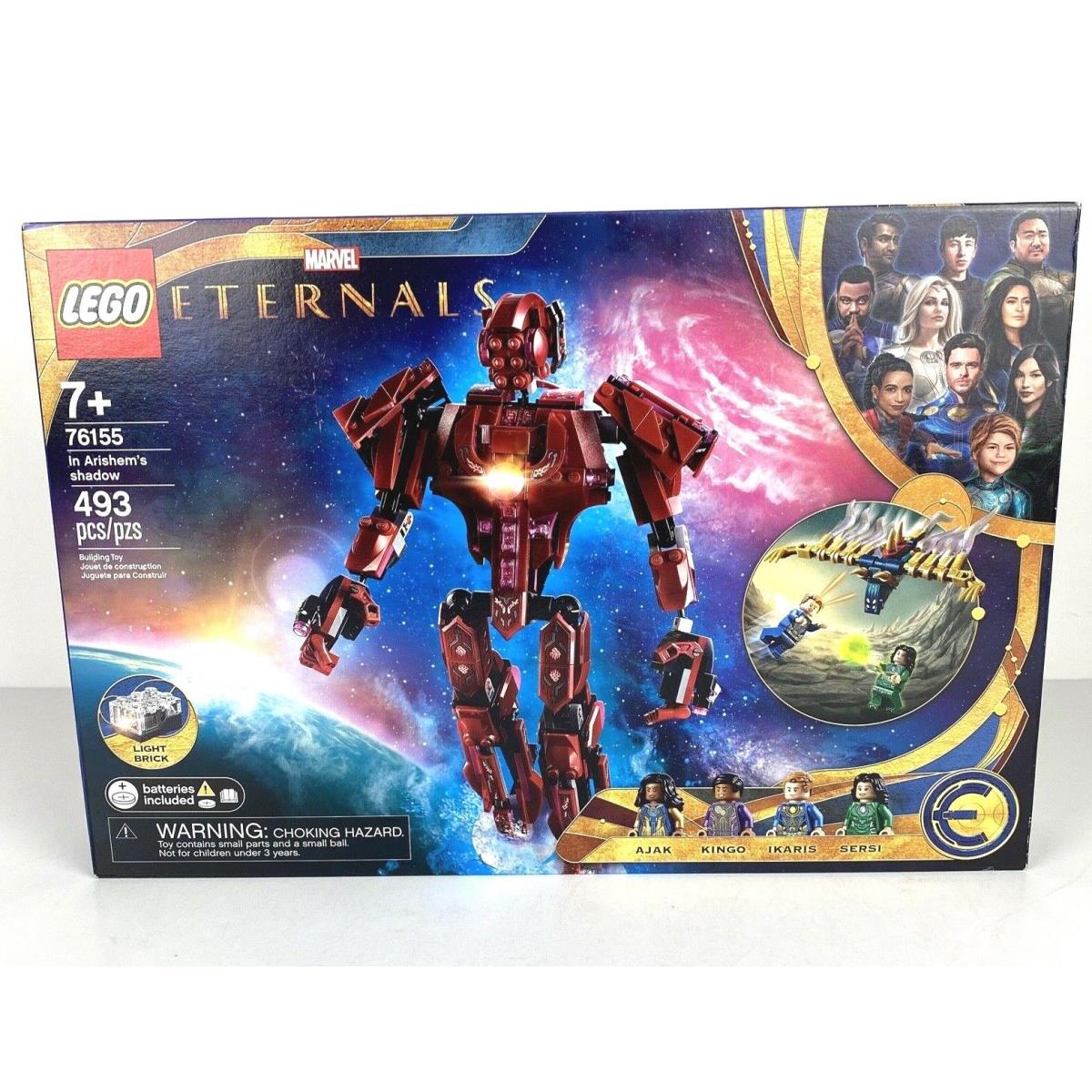 Lego 76155 Marvel Iternals - In Arishem`s Shadow - 493 Pieces Building Toy Kit