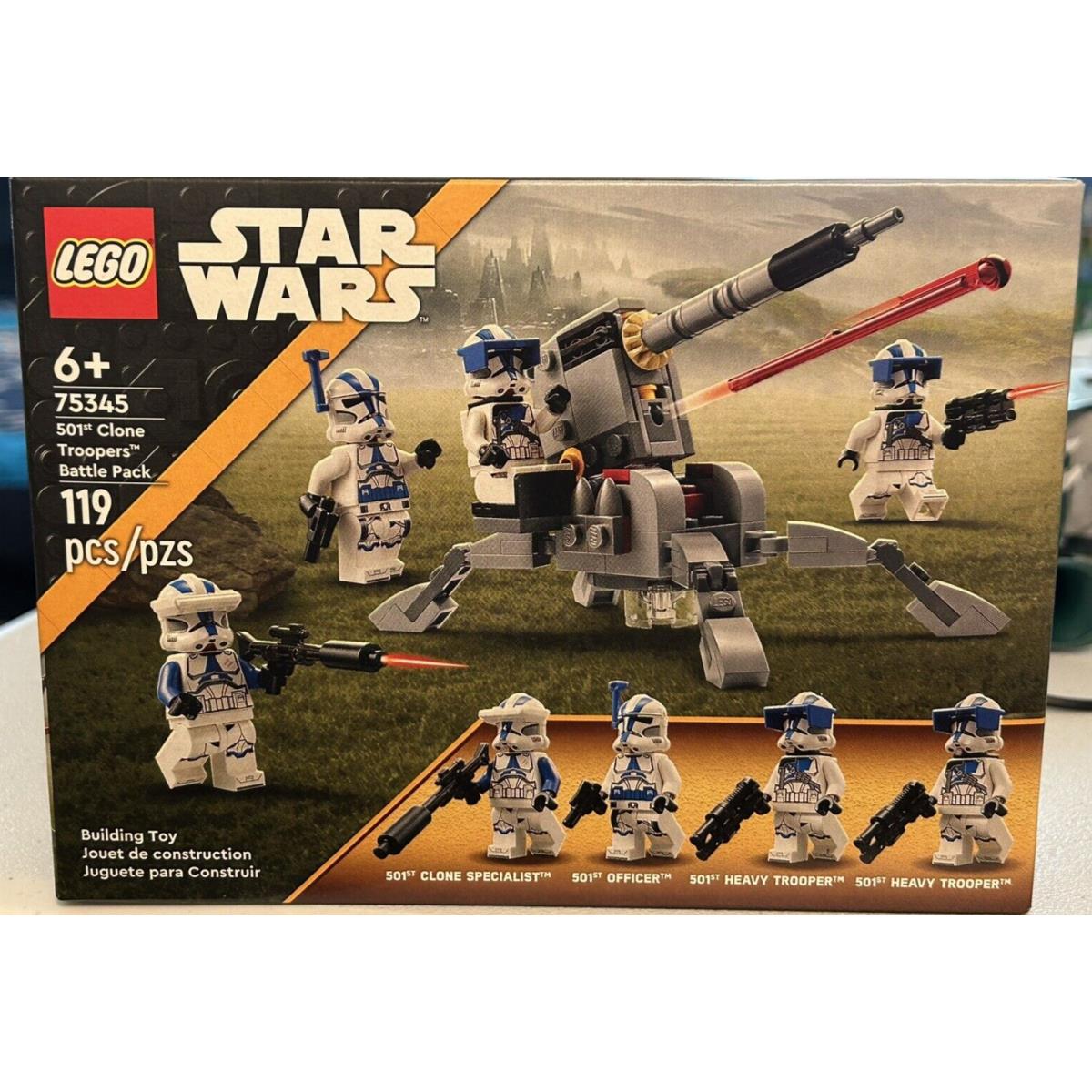 Lego Star Wars 501st Troopers Battle Pack Set 75345 1 Day Shipping