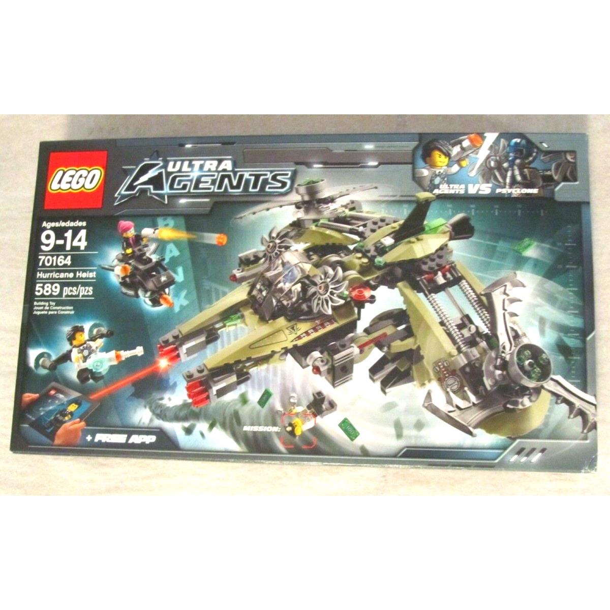 Lego 70164 Ultra Agents Hurricane Heist Ultra Agents vs Psyclone 589 Pcs