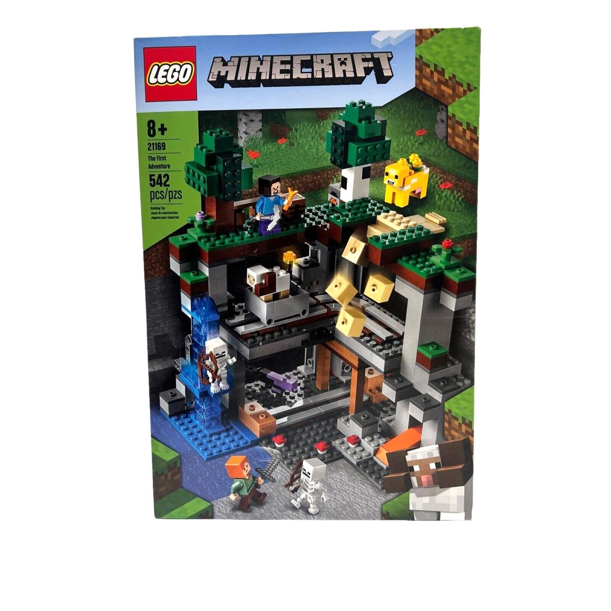 Lego Minecraft: The First Adventure 21169 - / - 542 Pcs