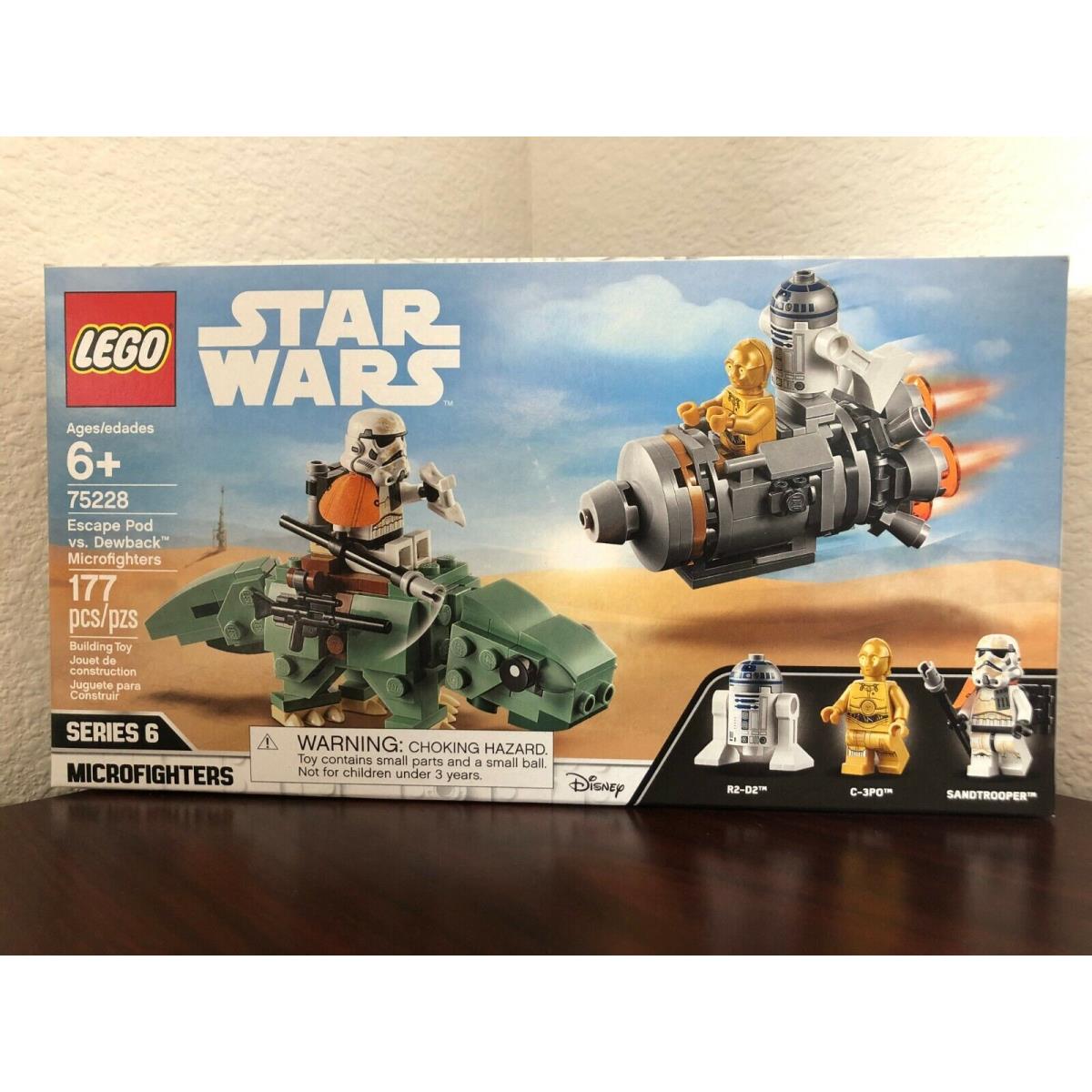 Lego Star Wars - Escape Pod Vs. Dewback Microfighters Set 75228