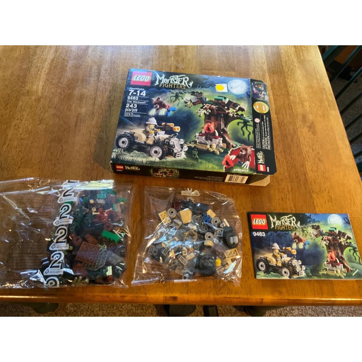 Lego 9463 Monster Fighters. The Werewolf. The Box Has Been Opened Checked