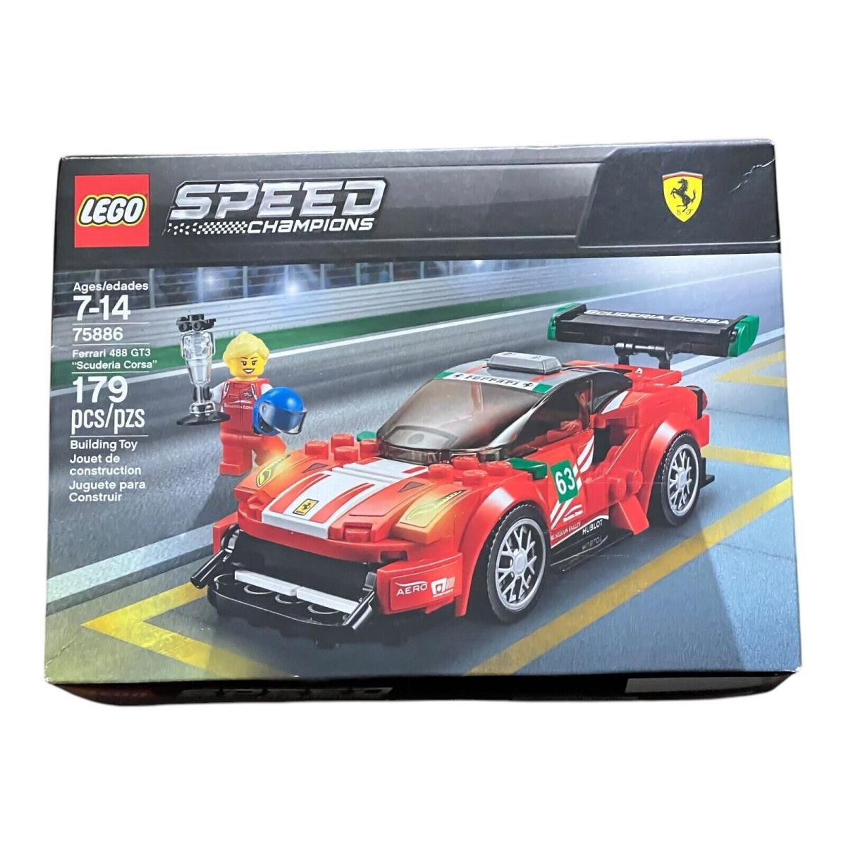 Lego Speed Champions Ferrari 488 GT3 Scuderia Corsa 75886