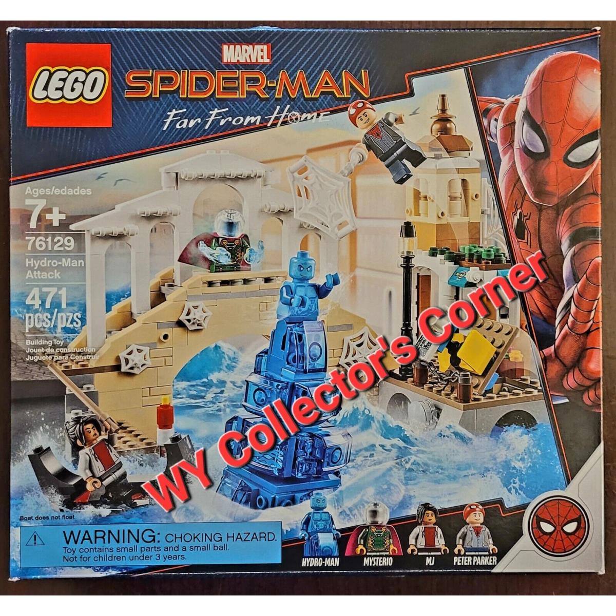 Retired Lego Marvel Set 76129 Hydro-man Attack