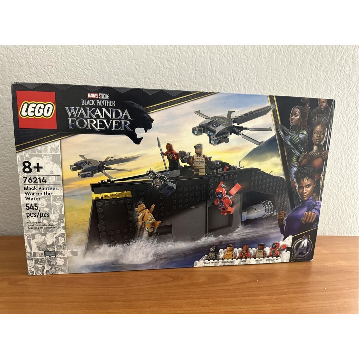 Lego 76214 Black Panther Wakanda Forever War on The Water 545pcs