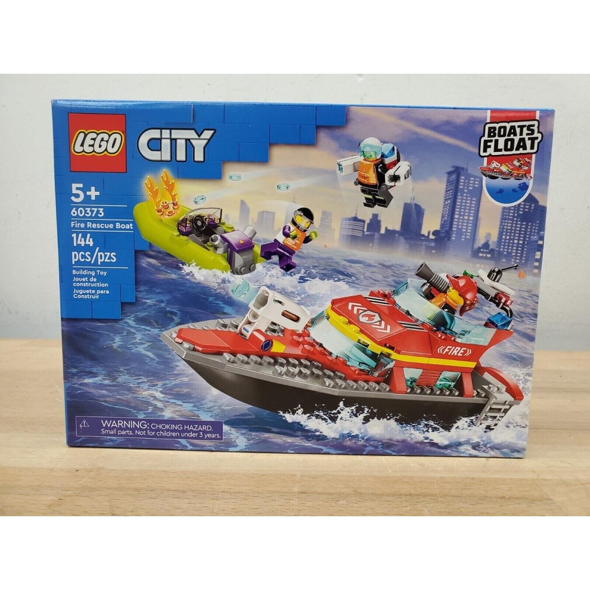 Lego City: Fire Rescue Boat 60373 Building Set