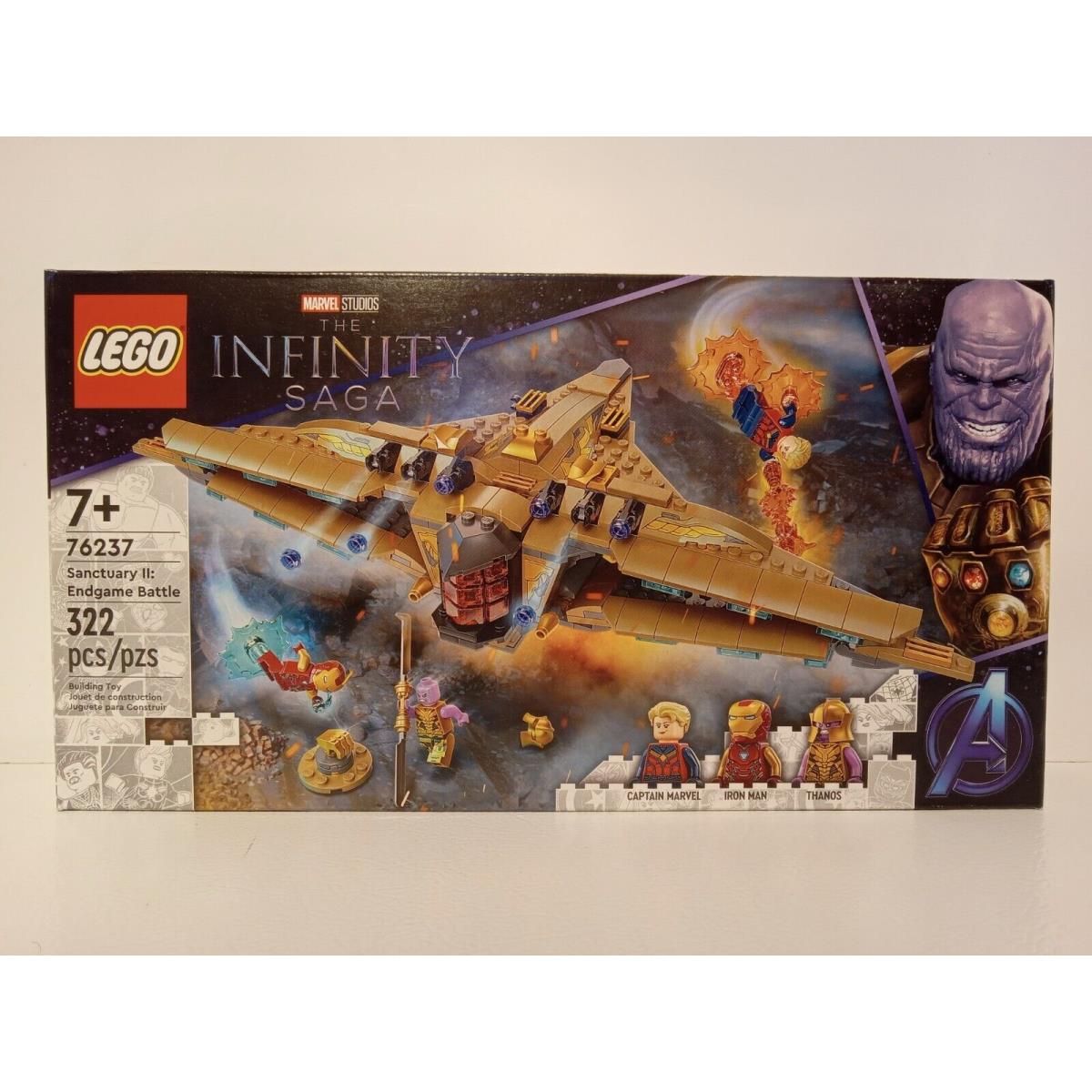 Lego Marvel Sanctuary II Endgame Battle Set 76237 Iron Man Captain Marvel Thanos