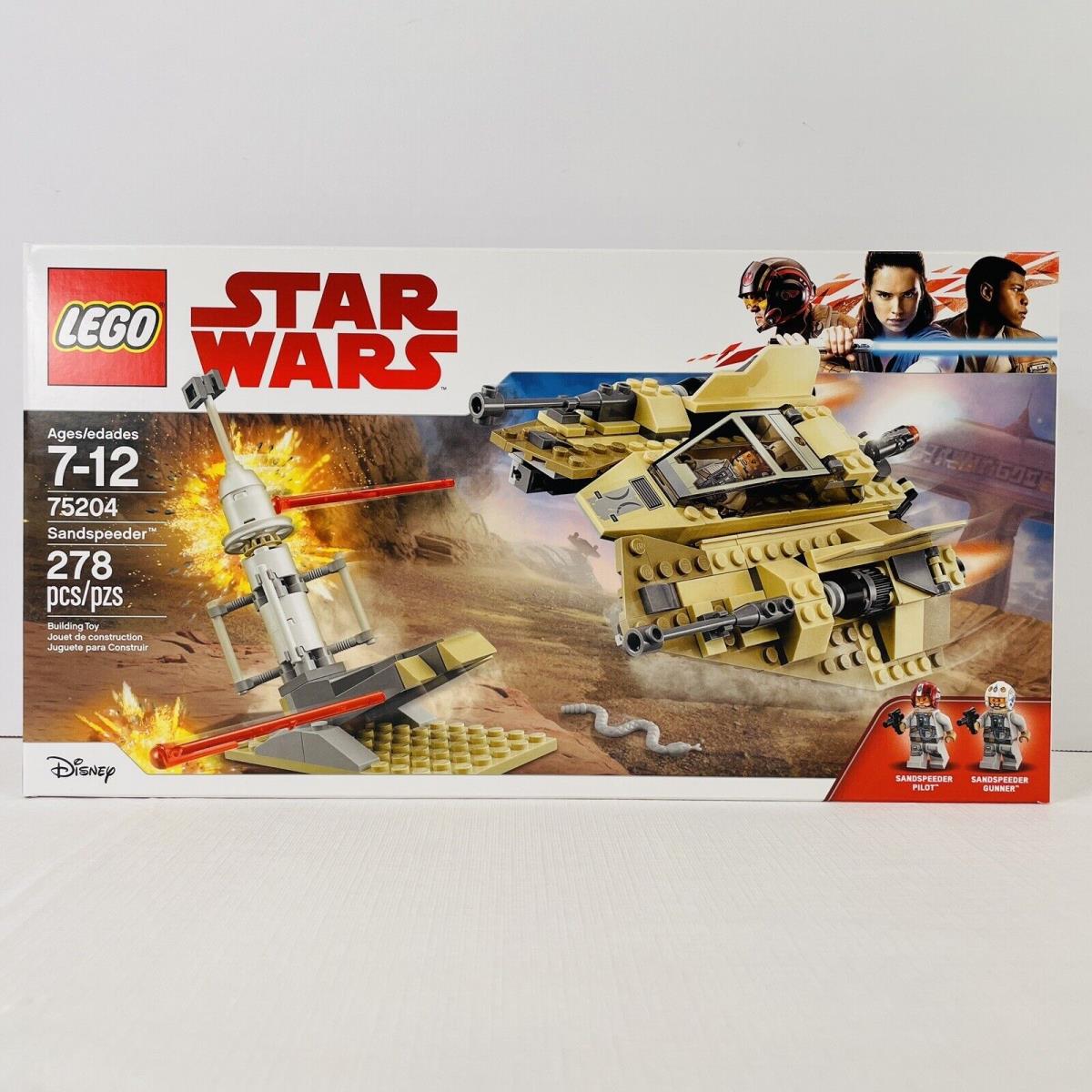 Lego 75204 Star Wars Sandspeeder w/ Pilot Gunner Retired 2018