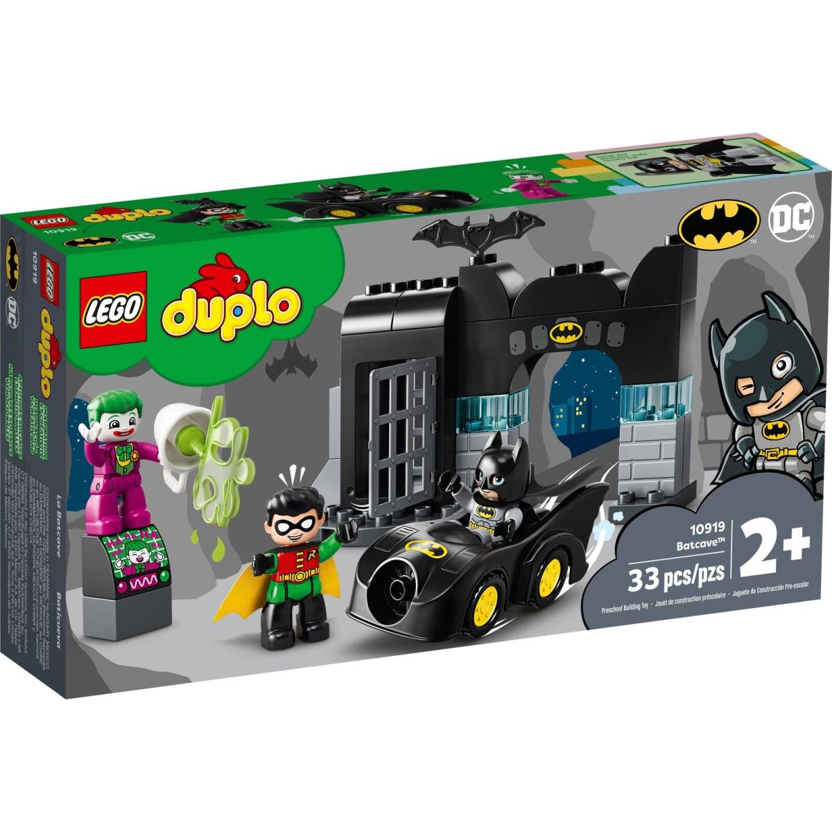 Lego Duplo : Batcave 10919 Batman Robin Joker Set. Box