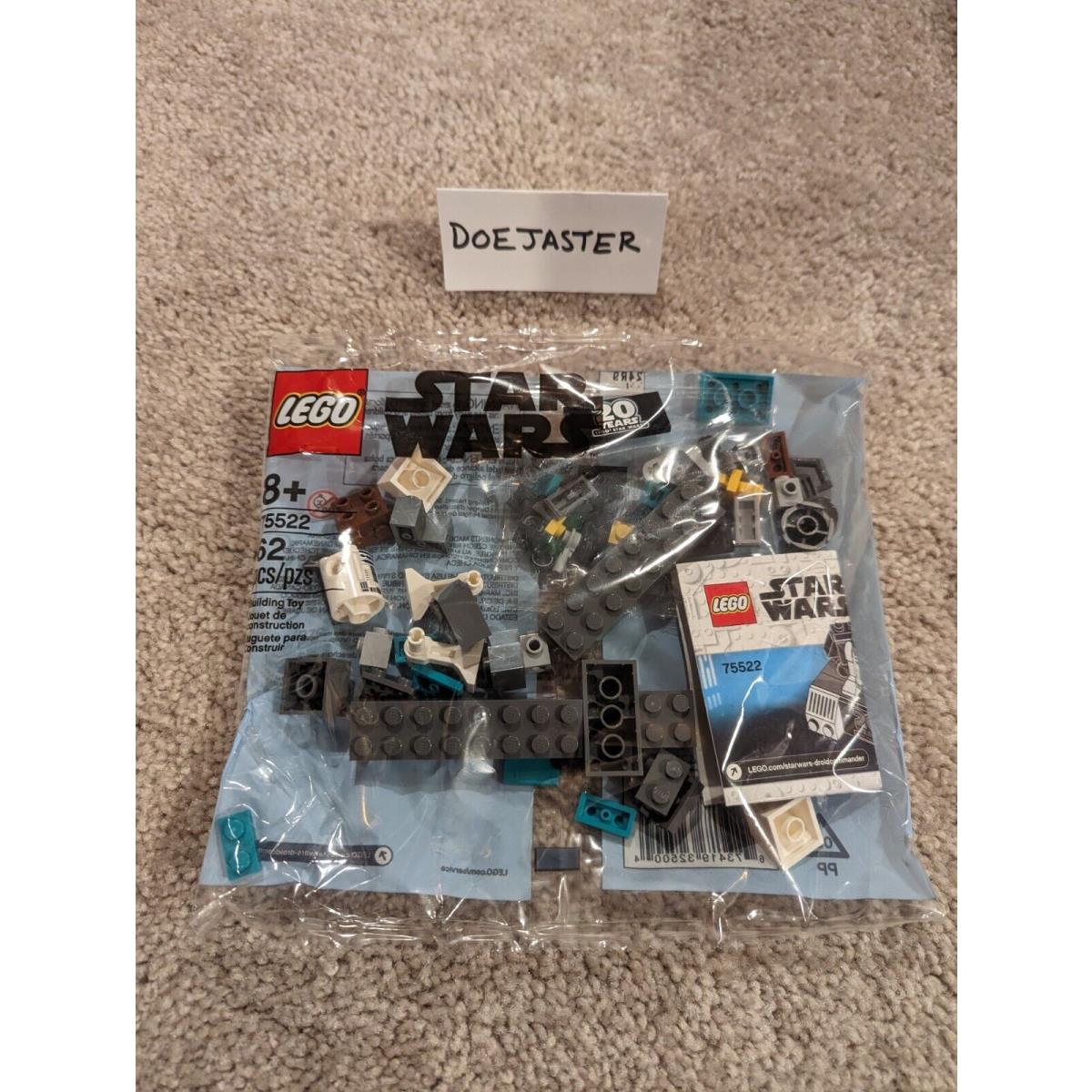 Lego 75522 Mini Boost Droid Commander - - Star Wars 2019 - Polybag