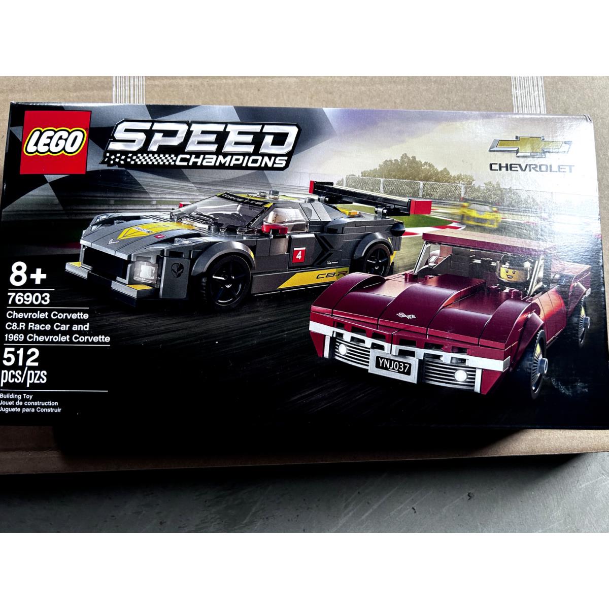 Lego Speed Champions 76903 Chevrolet Corvettee C8.R 1968 Corvette Retired