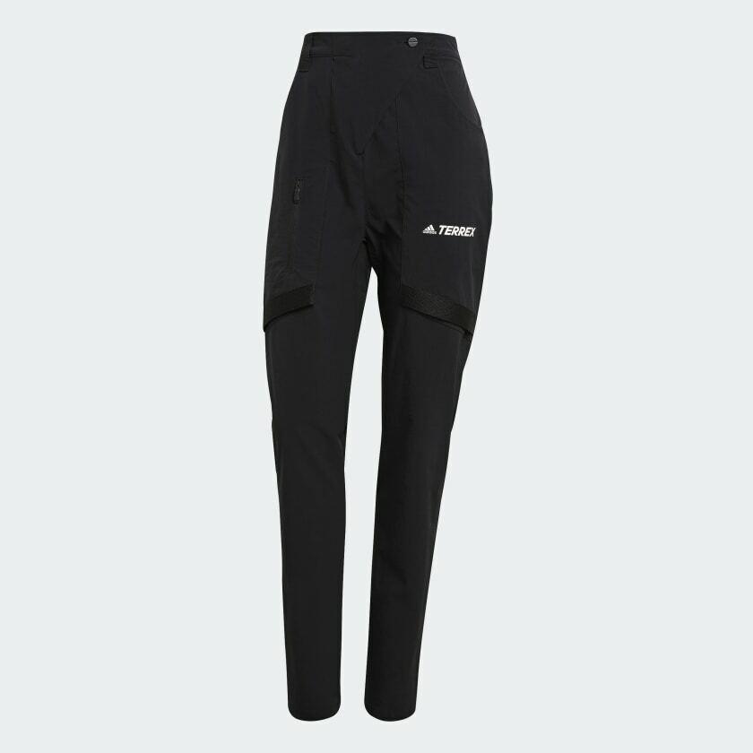 Woman`s Adidas Outdoor Zupahike Black High Rise Hiking Pants L9505 Size Medium
