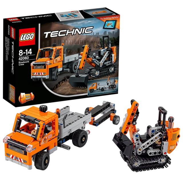 Lego Technic 42060 Roadwork Crew Retired Building Set