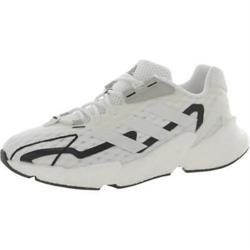 Adidas Mens White Fitness Workout Running Shoes Sneakers 9 Medium D Bhfo 7979
