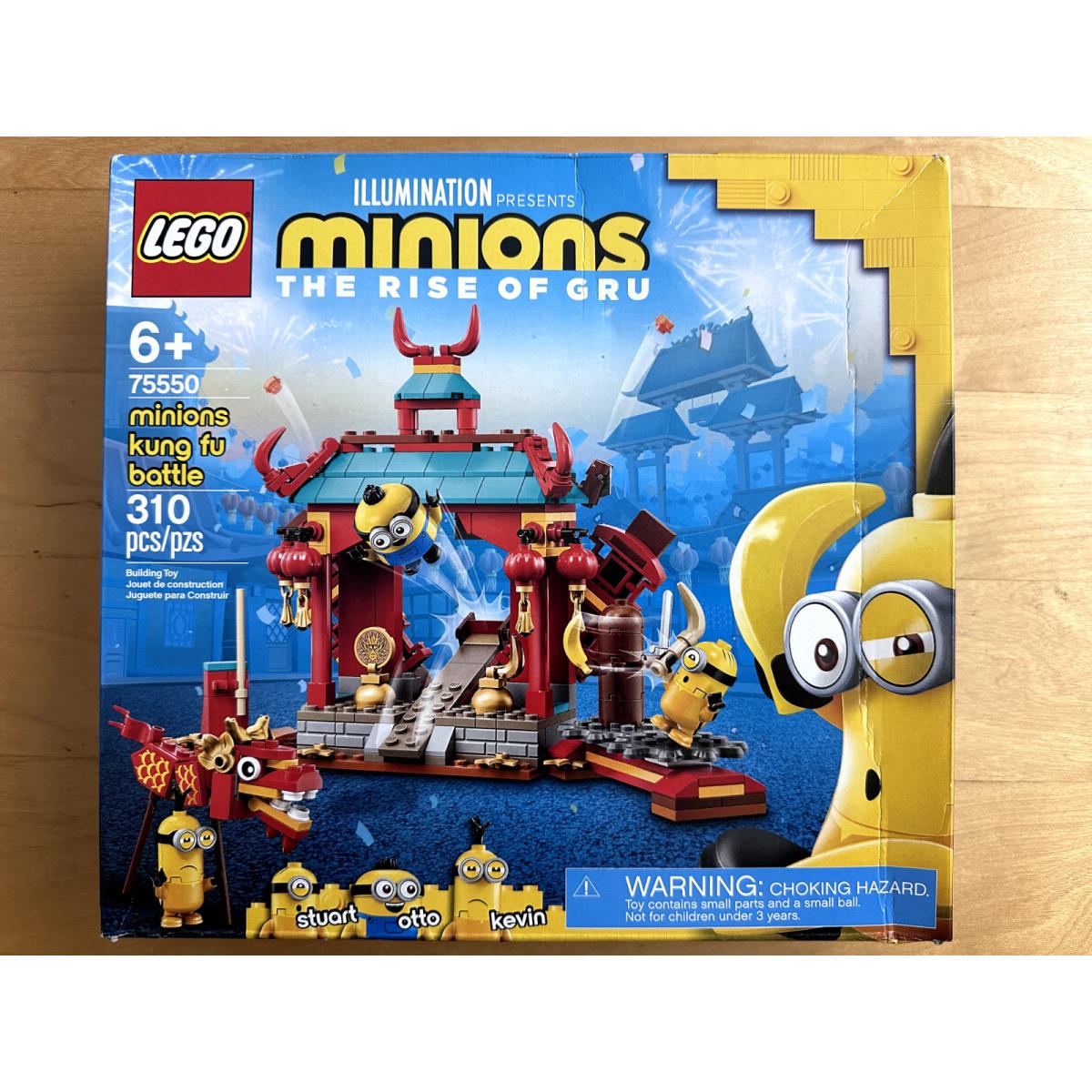 Lego Minions 75550 Minions Kung Fu Battle Nisb Otto Stuart Kev