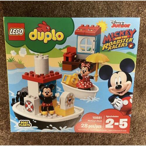 Lego Duplo Disney Mickey and The Roadster Racers Boat Set 10881 Minnie Mouse