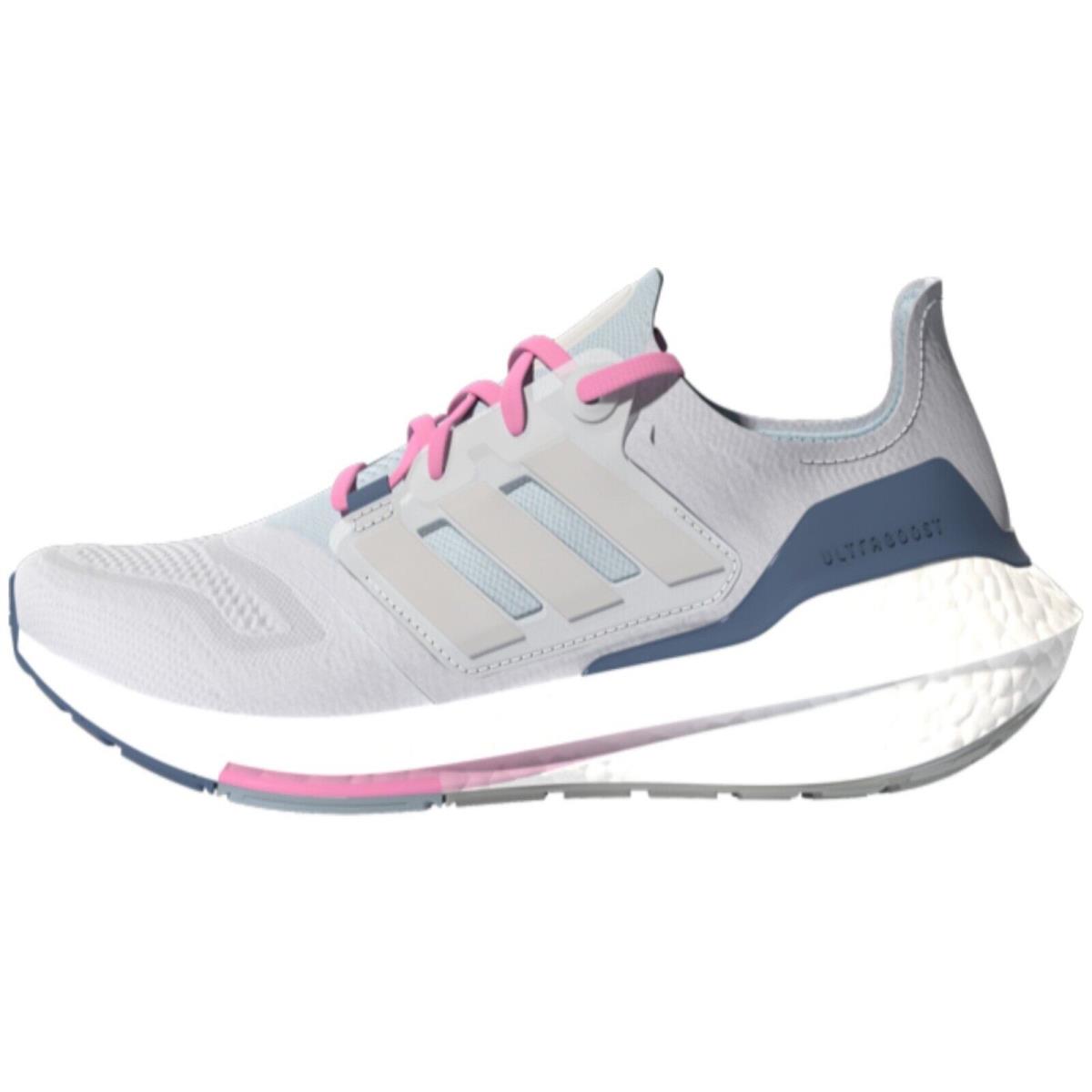 Adidas Women`s Ultraboost 22 Running Shoe Size 6.5 - White/Grey/Almost Blue