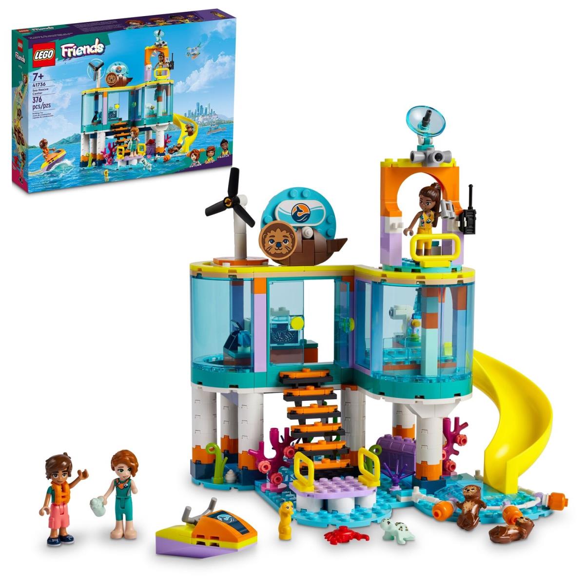 C0 Lego Friends Sea Rescue Center 41736 Building Toy For Ages 7+ 376 Pieces