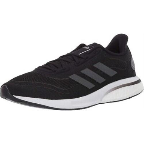 Adidas Women`s Supernova Running Shoes Black/grey/silver Size 8