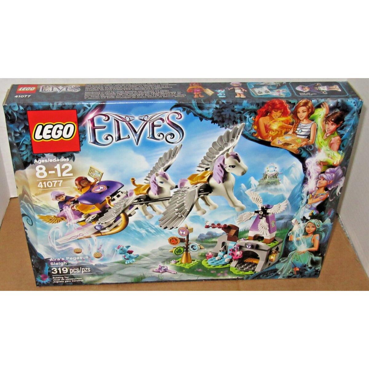 Lego Elves 41077 Aira`s Pegasus Sleigh Nisb Retired Azari Aira Miku Dragon