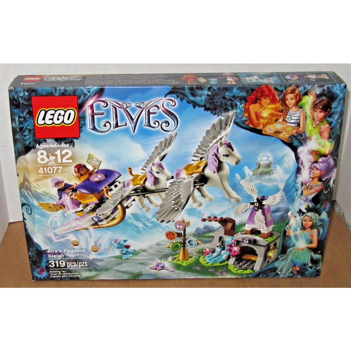Lego Elves 41077 Aira`s Pegasus Sleigh Nisb Retired Azari Aira Miku Dragon