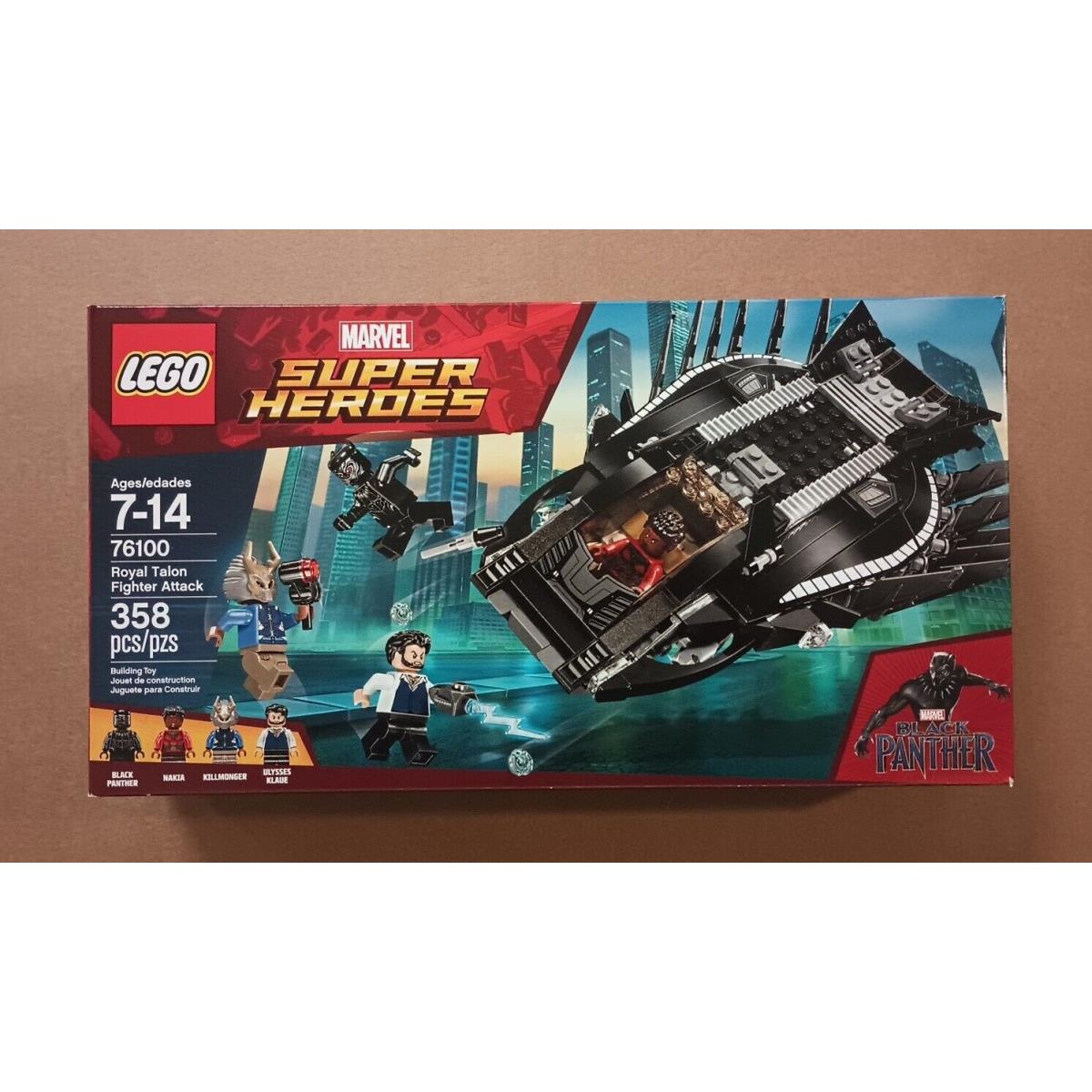 Lego Marvel Super Heroes 76100 Royal Talon Fighter Attack Retired Box