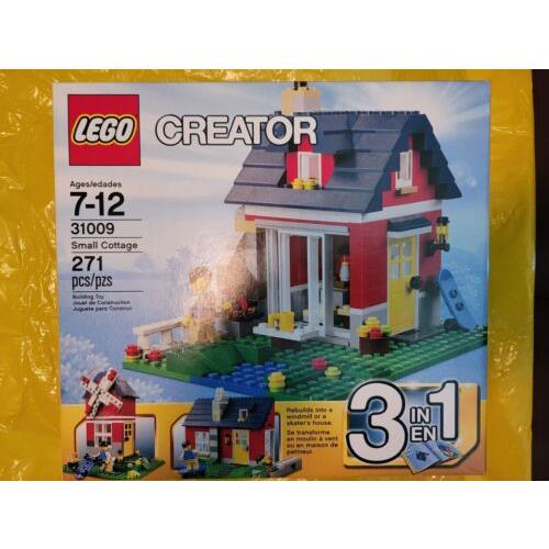 Lego Creator Small Cottage 31009 Retired 3 in 1