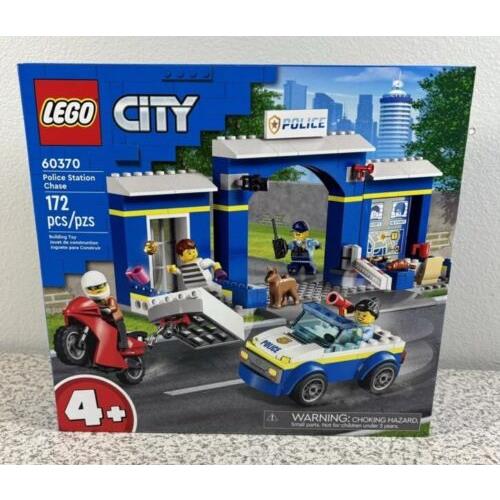 Lego City 60370 Police Station Chase 172 Pieces Set Kit