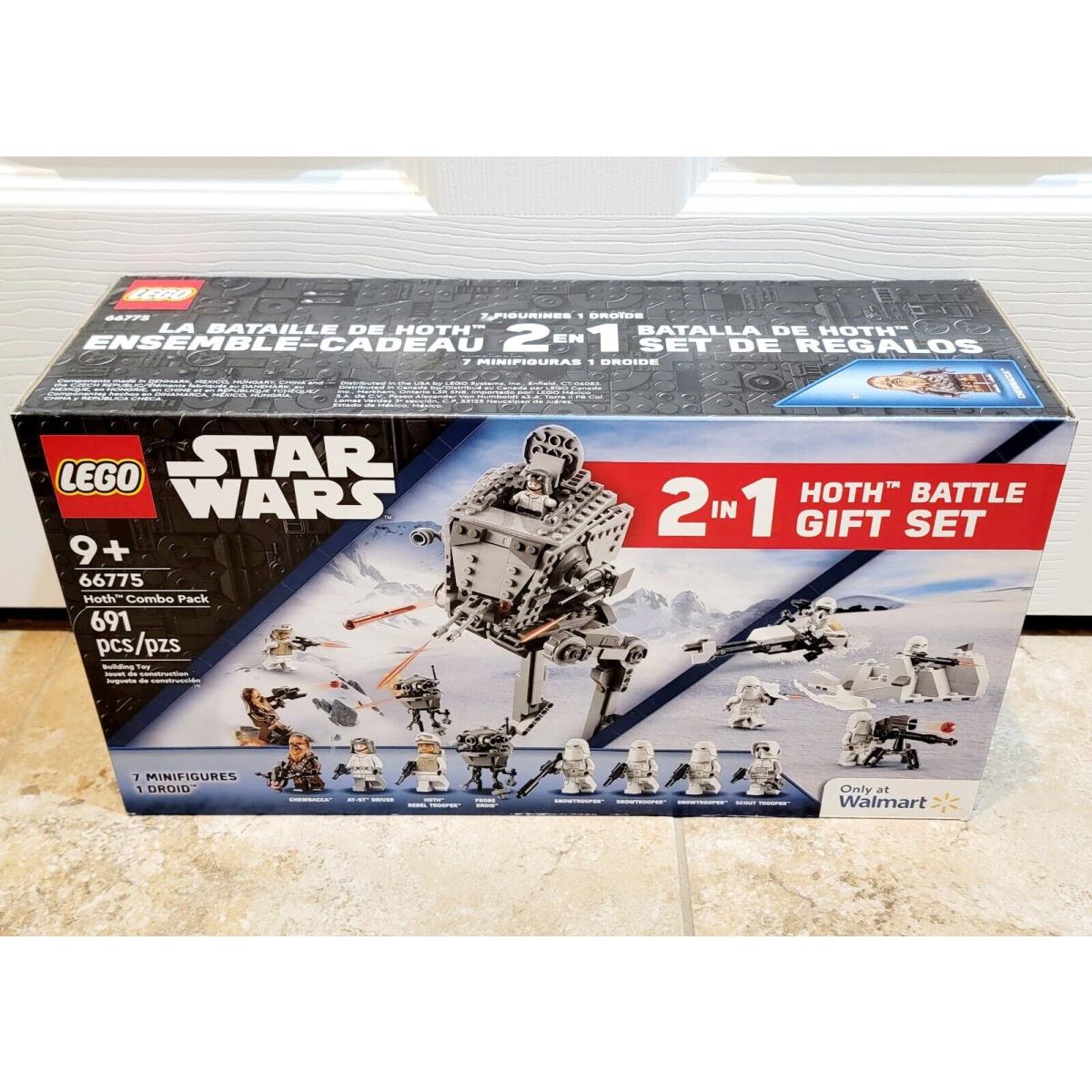 Lego Star Wars 66775 2 In 1 Hoth Battle Set Walmart Exclusive 2023