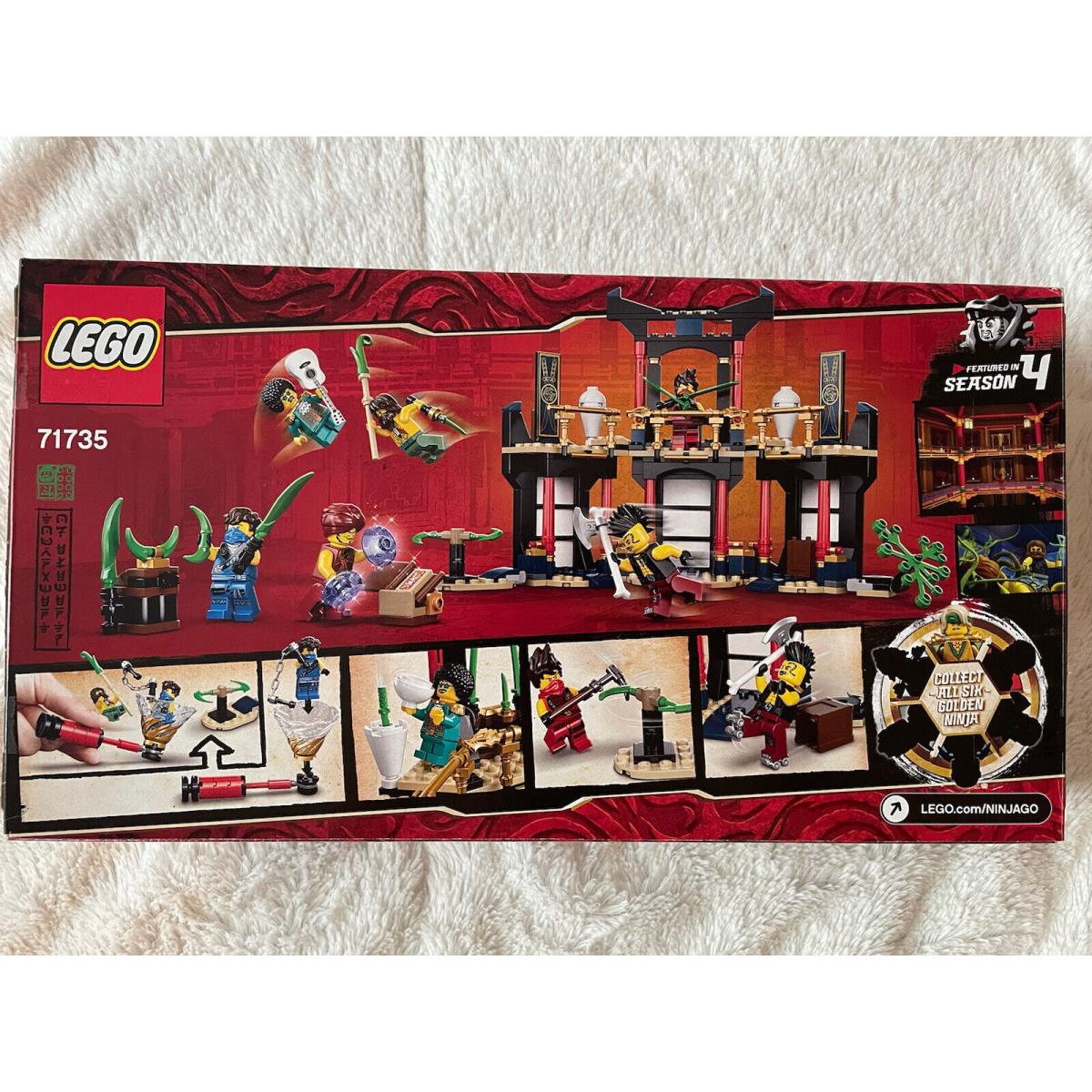 Lego Ninjago Legacy Tournament of Elements 71735 Building Kit 283 Pieces