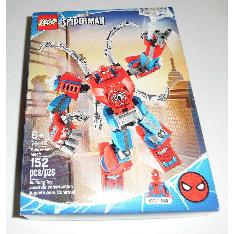 Lego Marvel 76146 Super Hero Spider-man Mech 152 Piece Building Toy Set Kit 2020