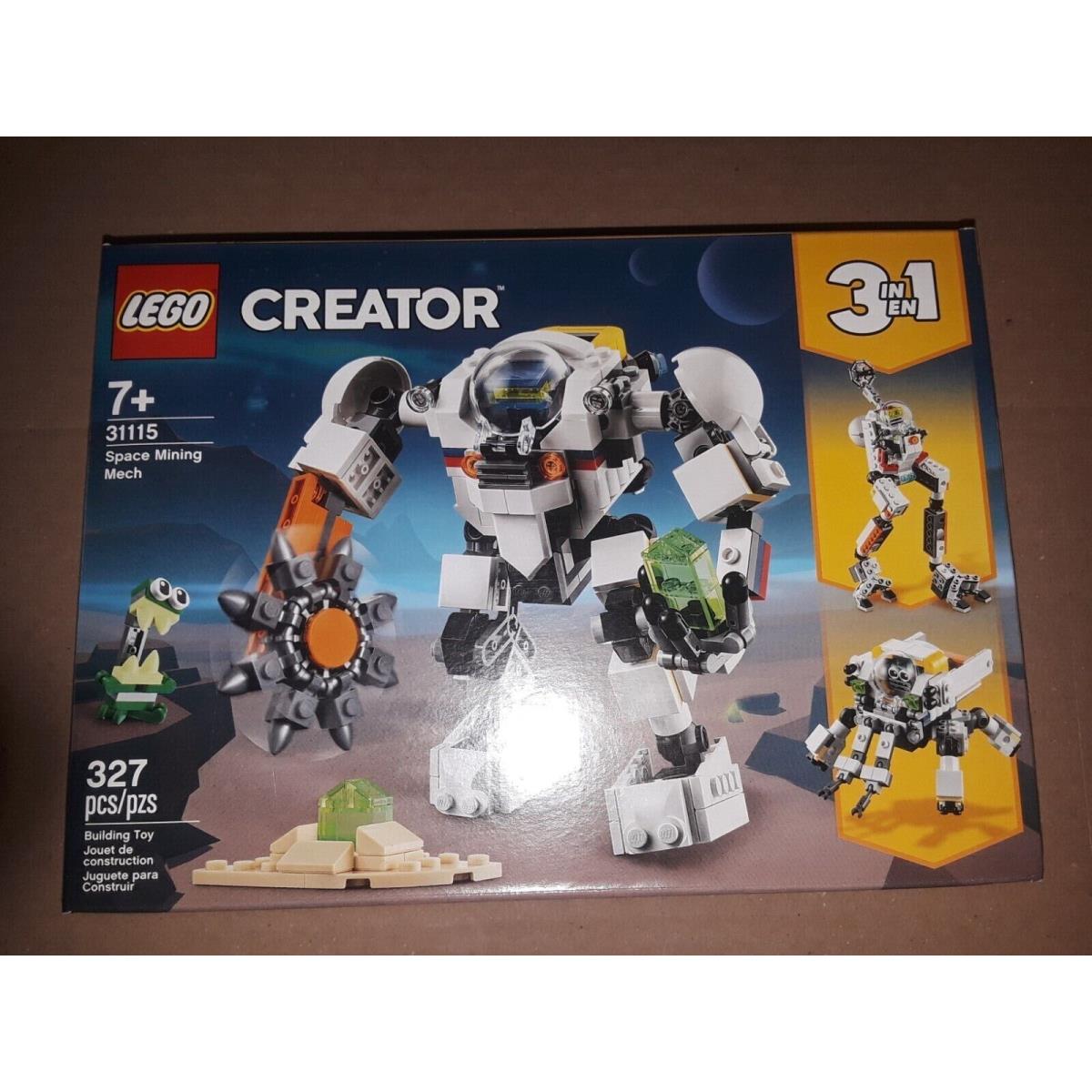 Lego Creator 3-in-1 Space Mining Mech 31115 New/ Sealed/ Returns