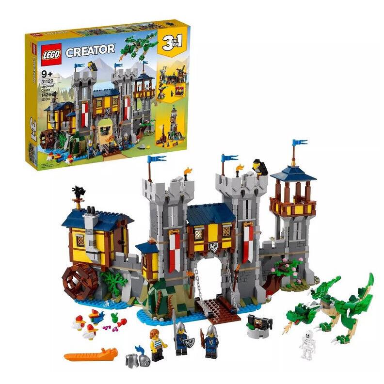 Lego Creator 3 in 1 Medieval Castle 31120 Retiring Collectible Set