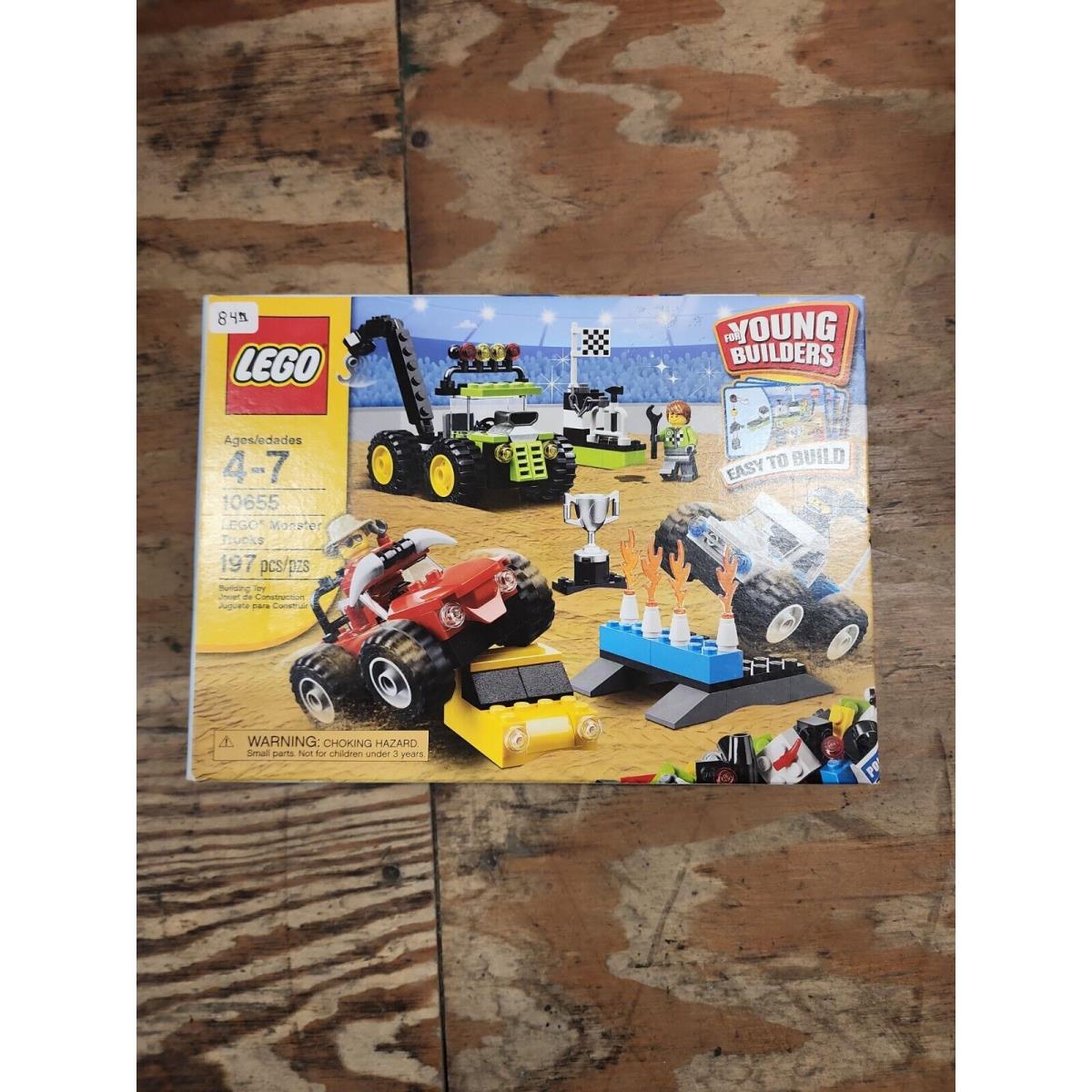 Lego Young Builders Monster Trucks Set 10655 Box. 2013