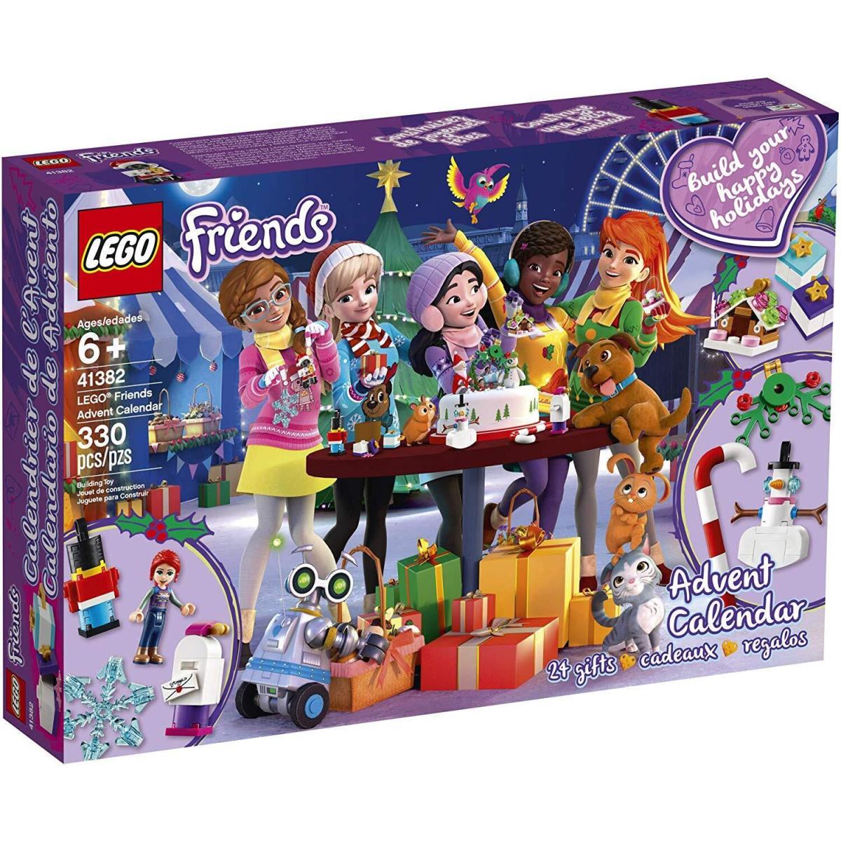 Lego Friends: Advent Calendar 41382 330 Pieces Ages 6+ 24 Gifts Lego