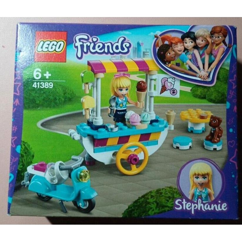 Lego Friends Ice Cream Cart 41389 Toy Building Kit 97 Pcs