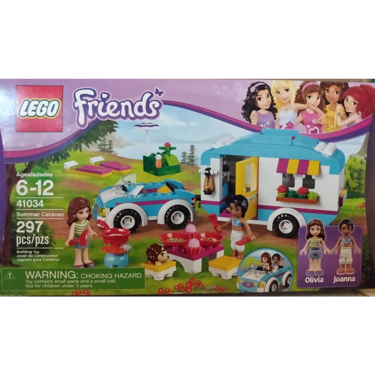 Lego Friends 41034 Summer Caravan Box Retired
