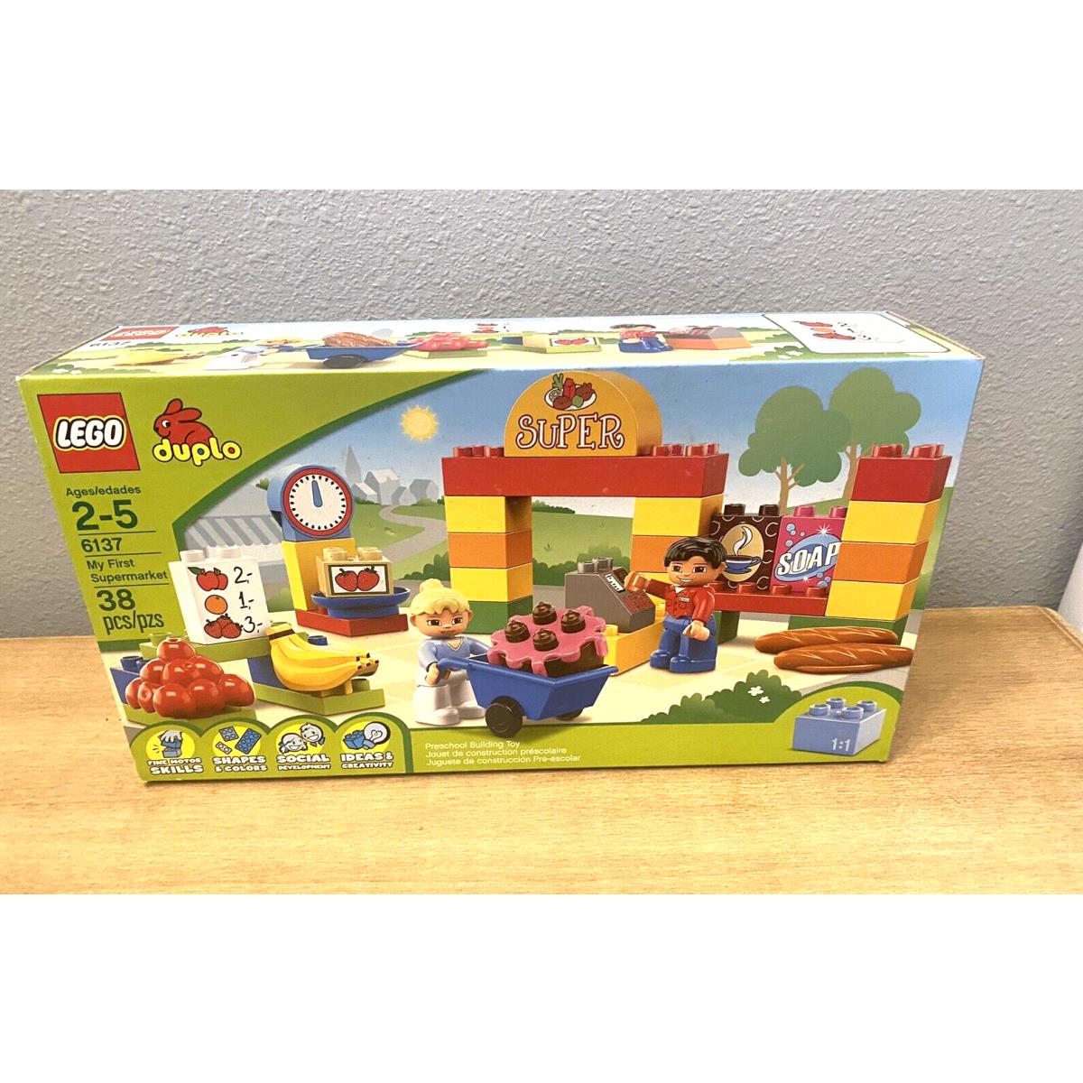 Lego Duplo: My First Lego Duplo Supermarket 6137 . People Bricks Box Set