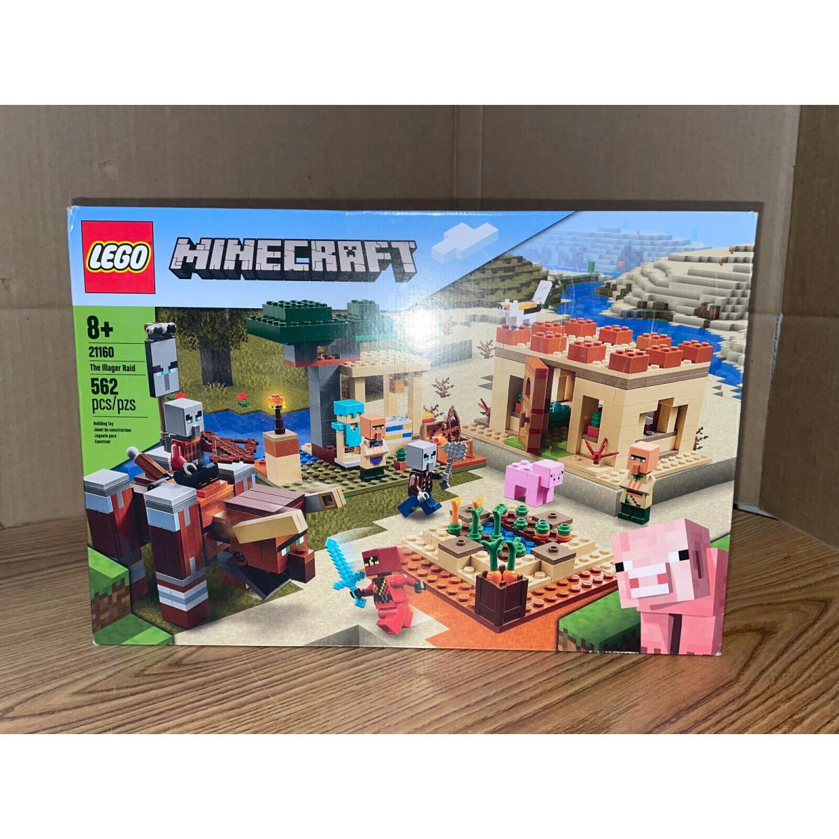 Lego 21160 Minecraft: The Illager Raid Retired Set 562 Pcs