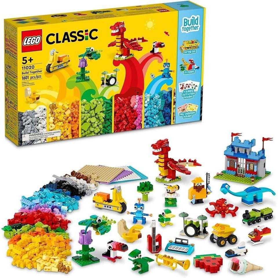 Lego Classic Build Together 11020 Creative Building 1 601 Pieces