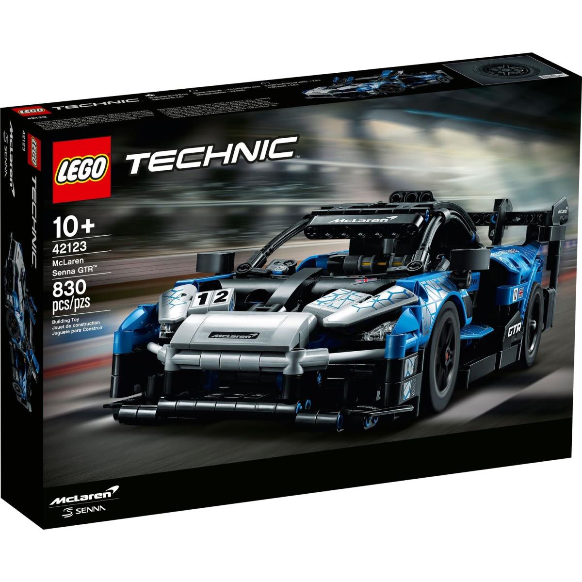 Lego Technic: Mclaren Senna Gtr 42123 Retired 2023 Mint