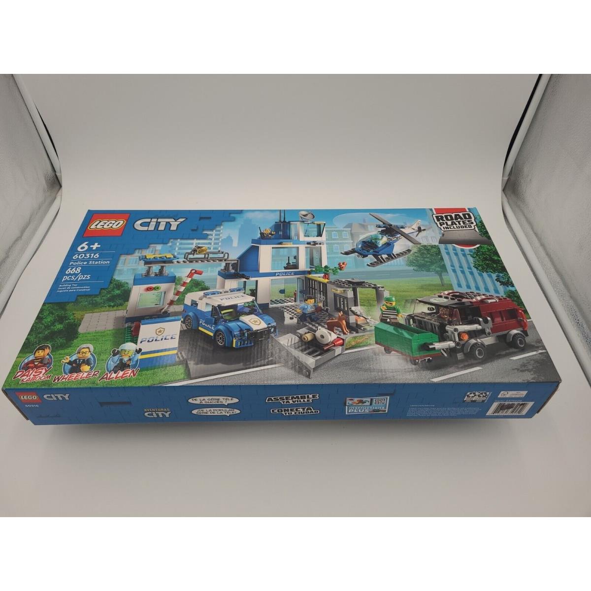Lego City: Police Station 60316 Allen Wheeler Daisy Helicopter Outlaw Cops