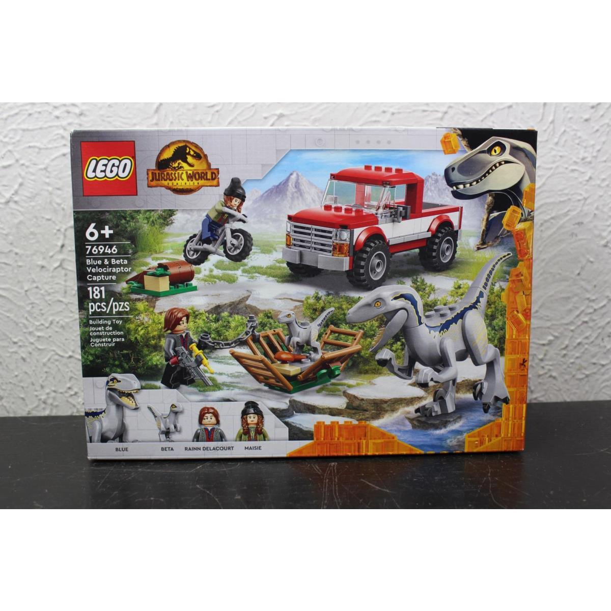 Lego Jurassic World Blue Beta Velociraptor Capture 76946