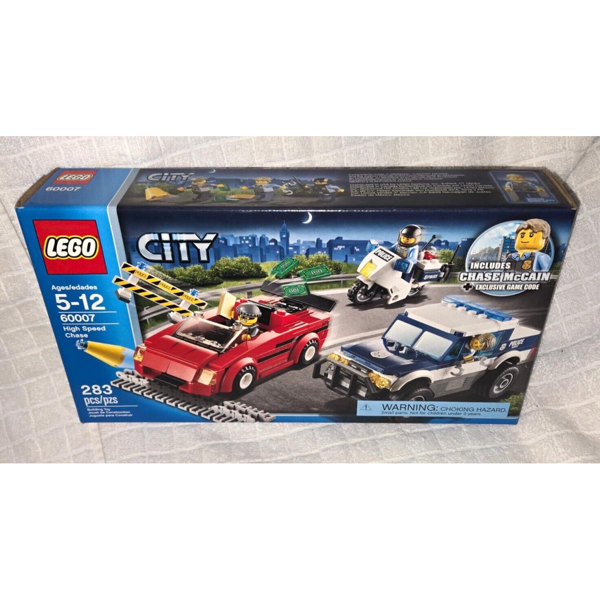 City Lego 60007 Police High Speed Chase Set Cop Chase Mccain Retired
