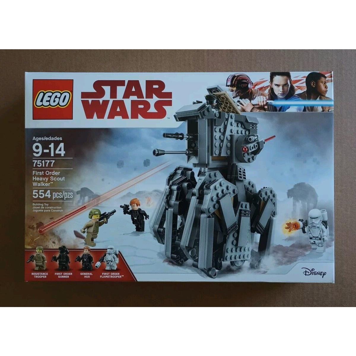 Lego Star Wars 75177 First Order Heavy Scout Walker Retired Set Box