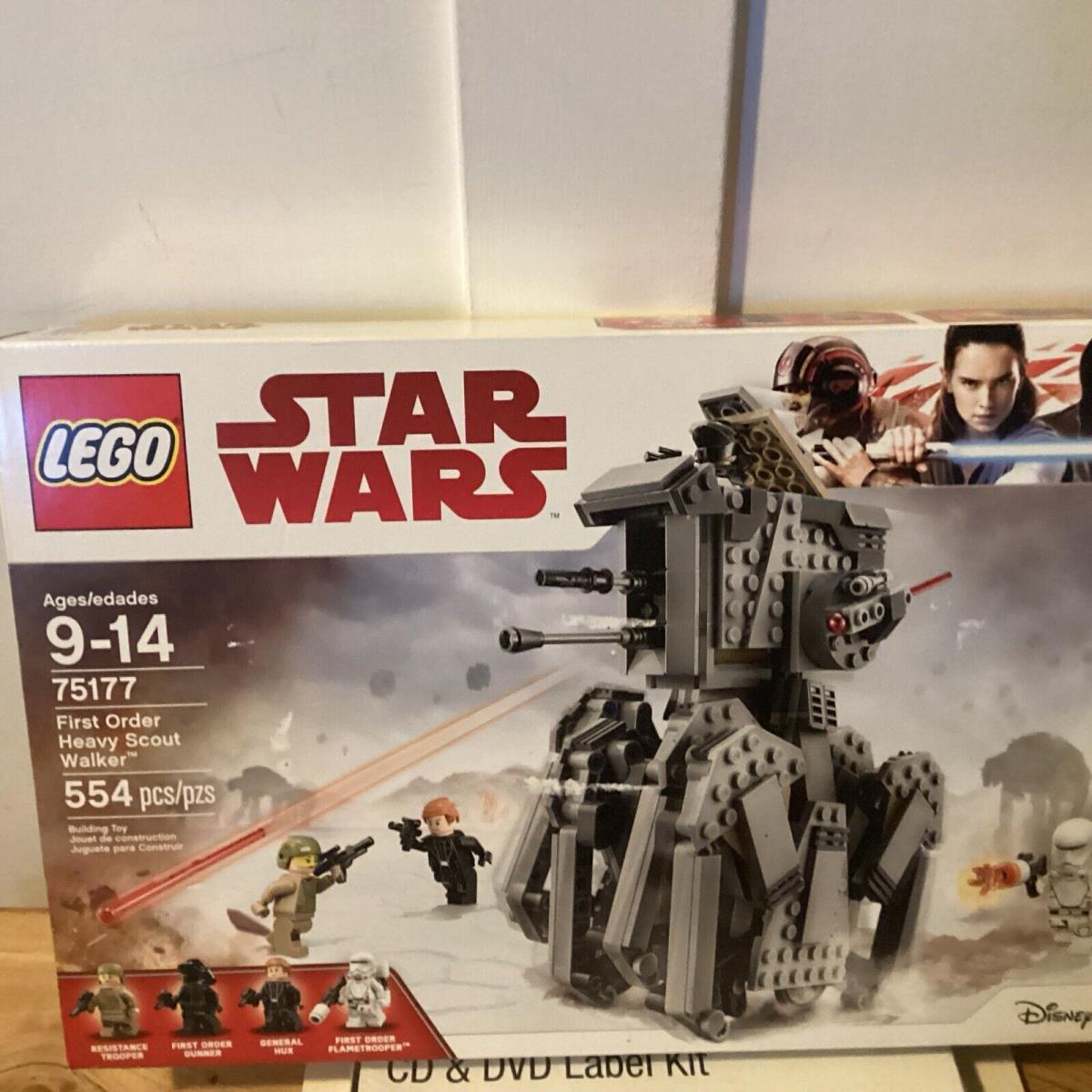 Lego Star Wars First Order Heavy Scout Walker 75177 Retired