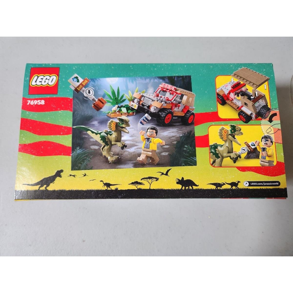 Lego Jurassic Park 76958 Dilophosaurus Ambush Buildable Toy / Returns