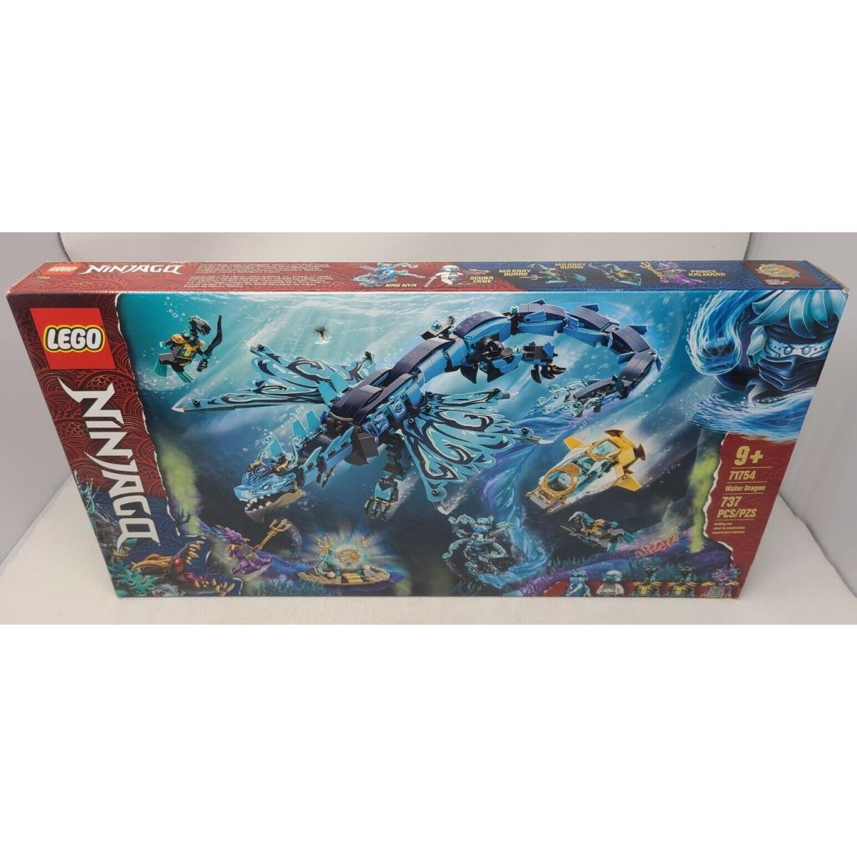 Lego 71754 Ninjago Water Dragon Building Set. New